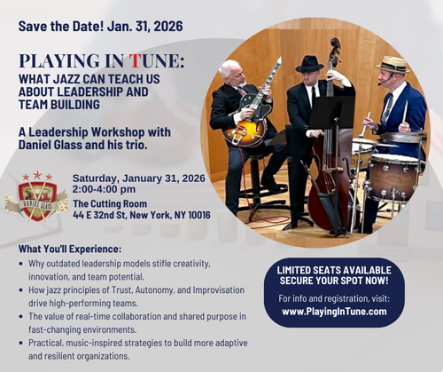 Playing In Tune with the Daniel Glass Trio